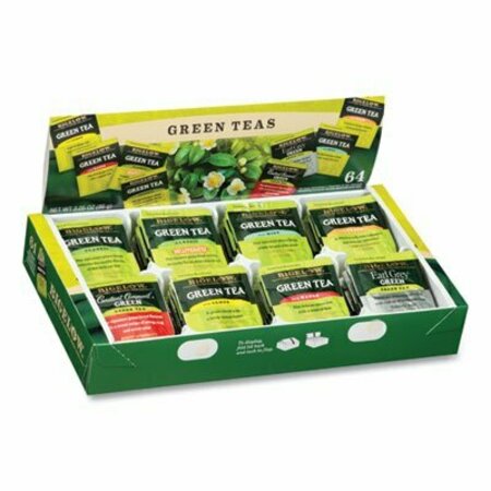 BIGELOW TEA CO Bigelow, Green Tea Assortment, Individually Wrapped, Eight Flavors, 64PK 30568
